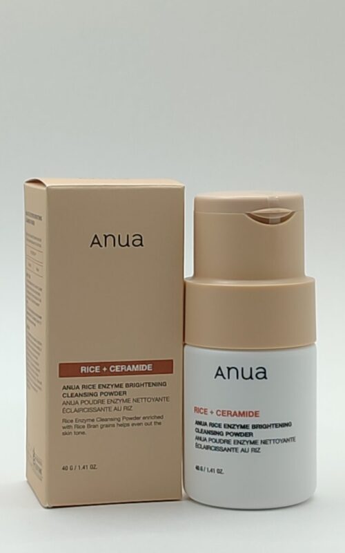 Энзимная пудра для сияния кожи с рисом anua rice enzyme brightening cleansing powder 40 г