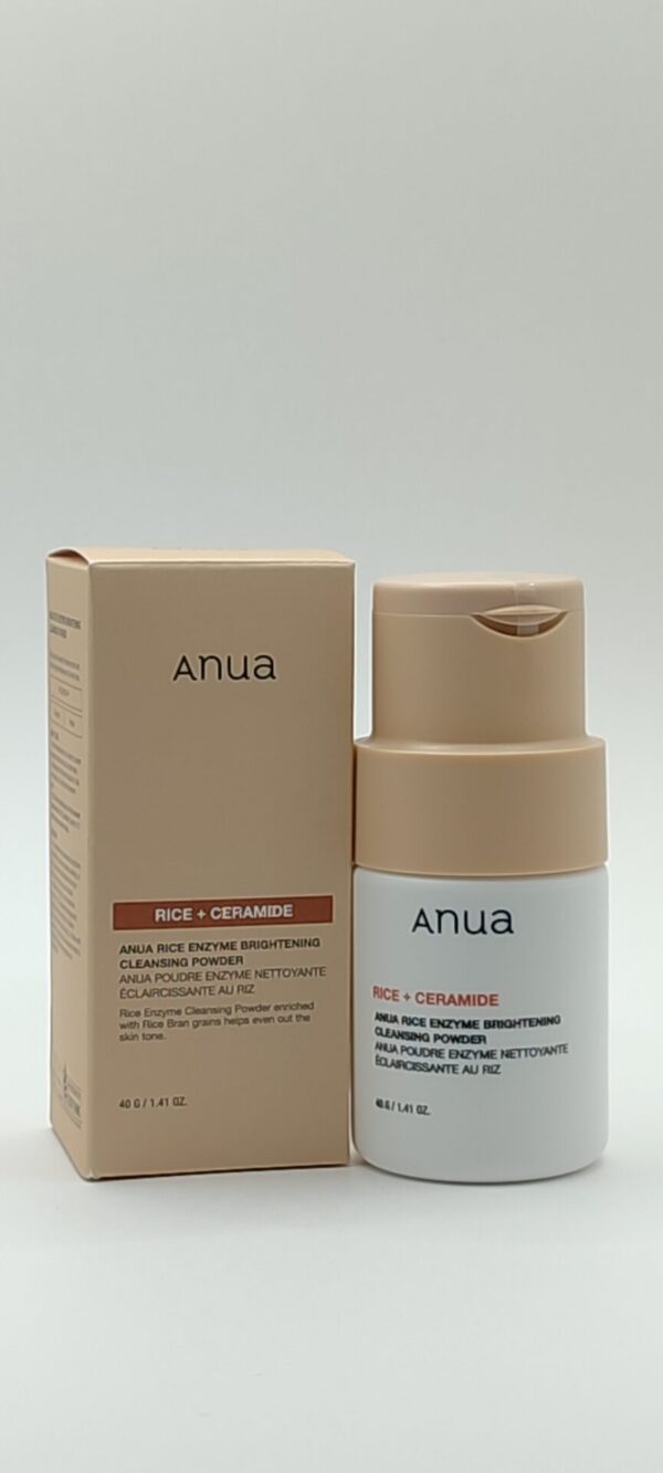Энзимная пудра для сияния кожи с рисом anua rice enzyme brightening cleansing powder 40 г
