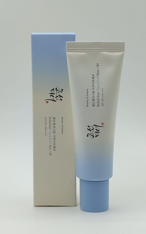 Cолнцезащитный крем с пантенолом beauty of joseon relief sun aqua-fresh rice+b5 spf50+ pa++++ 50 ml