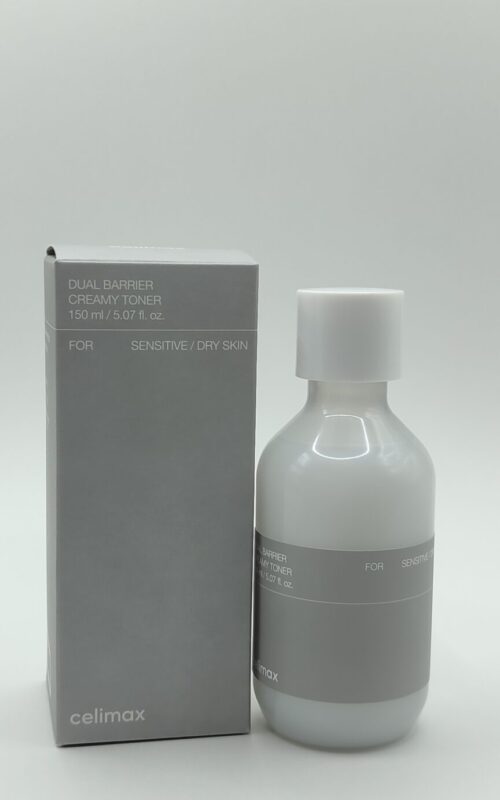 Тонер для лица с комплексом церамидов celimax dual barrier creamy toner 150 мл