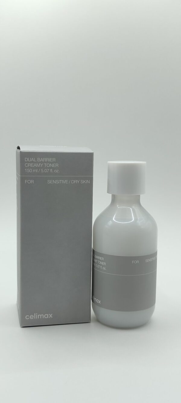 Тонер для лица с комплексом церамидов celimax dual barrier creamy toner 150 мл