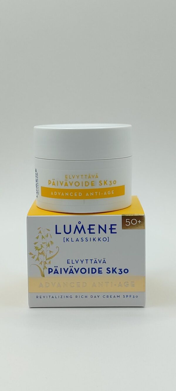 Крем для лица дневной восстанавливающий lumene advanced anti-age revitalizing rich day cream spf 30 50 мл
