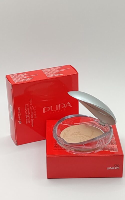 Пудра для лица компактная запеченная pupa luminys silky baked face powder №06 тон бисквит 9 г