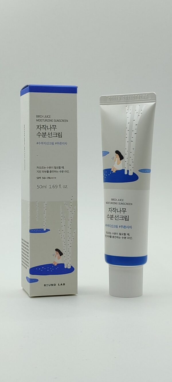 Солнцезащитный увлажняющий крем round lab birch juice с березовым соком spf 50+ pa++++ 50 мл