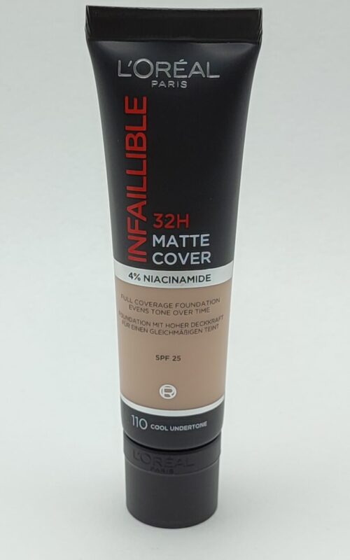 Тональный крем l’oreal paris infaillible 32h spf25 matte tube 110 rose vanilla 30 мл