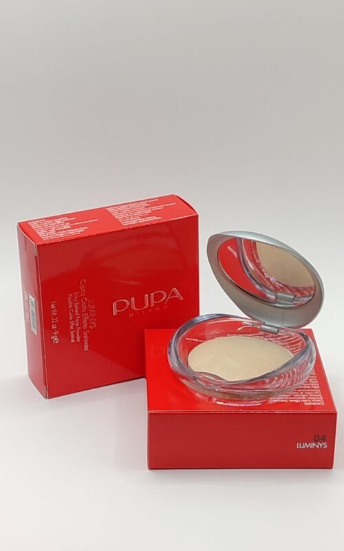 Пудра для лица pupa luminys silky baked face powder №04 тон шампанское 9 г
