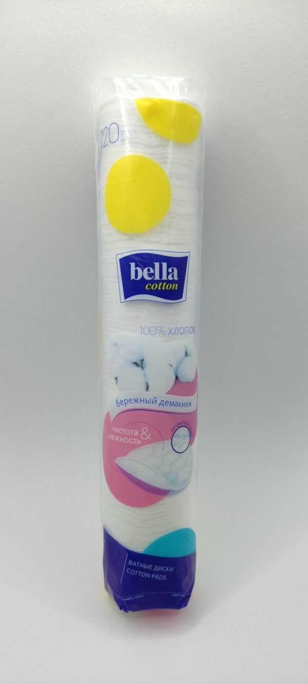 Ватные диски bella cotton 120 шт