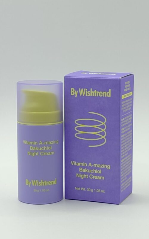 Ночной крем с ретинолом и бакучиолом by wishtrend vitamin a-mazing bakuchiol night 30мл