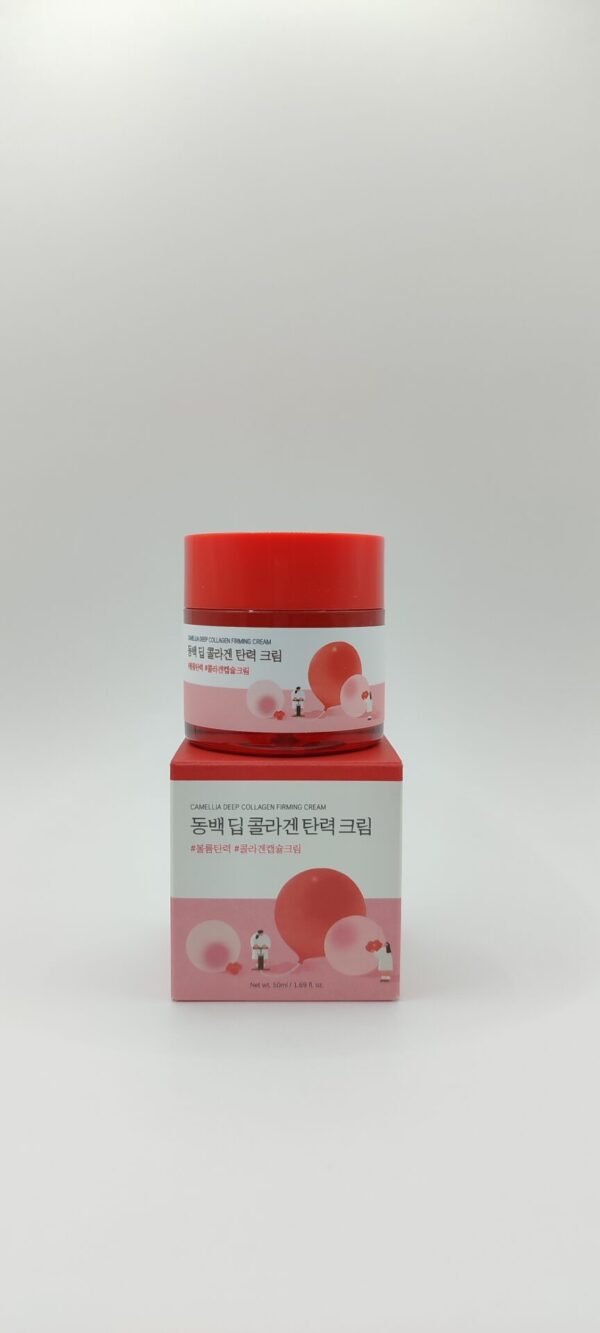 Крем с камелией укрепляющий коллагеновый round lab camellia deep collagen firming cream 50 мл