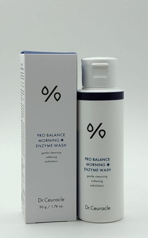 Энзимная пудра с пробиотиками для чувствительной кожи dr.ceuracle pro balance morning enzyme wash 50 г