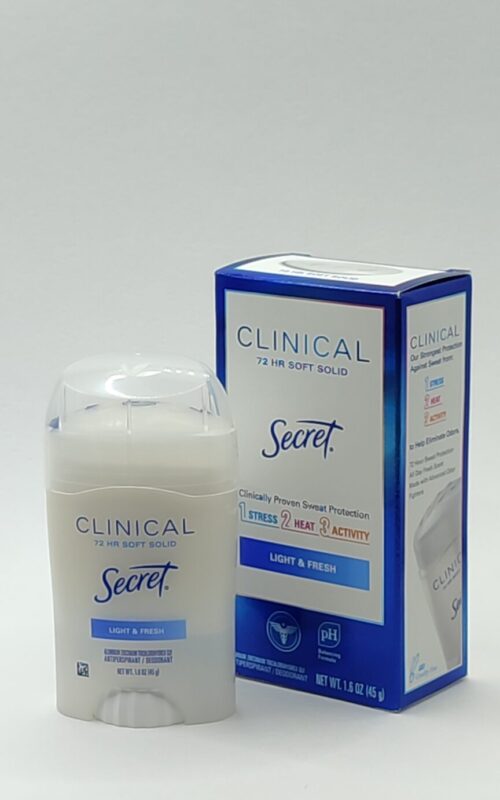 Дезодорант-антиперспирант secret clinical strength, мягкий, кремовый, с легким и свежим ароматом