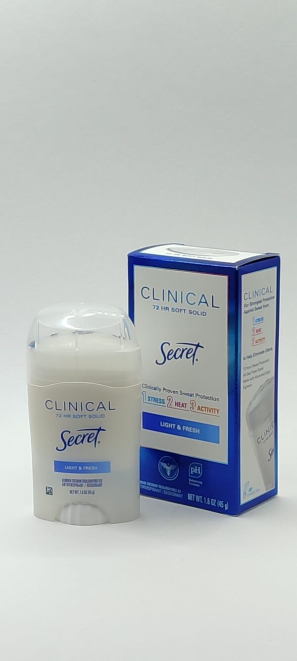 Дезодорант-антиперспирант secret clinical strength, мягкий, кремовый, с легким и свежим ароматом
