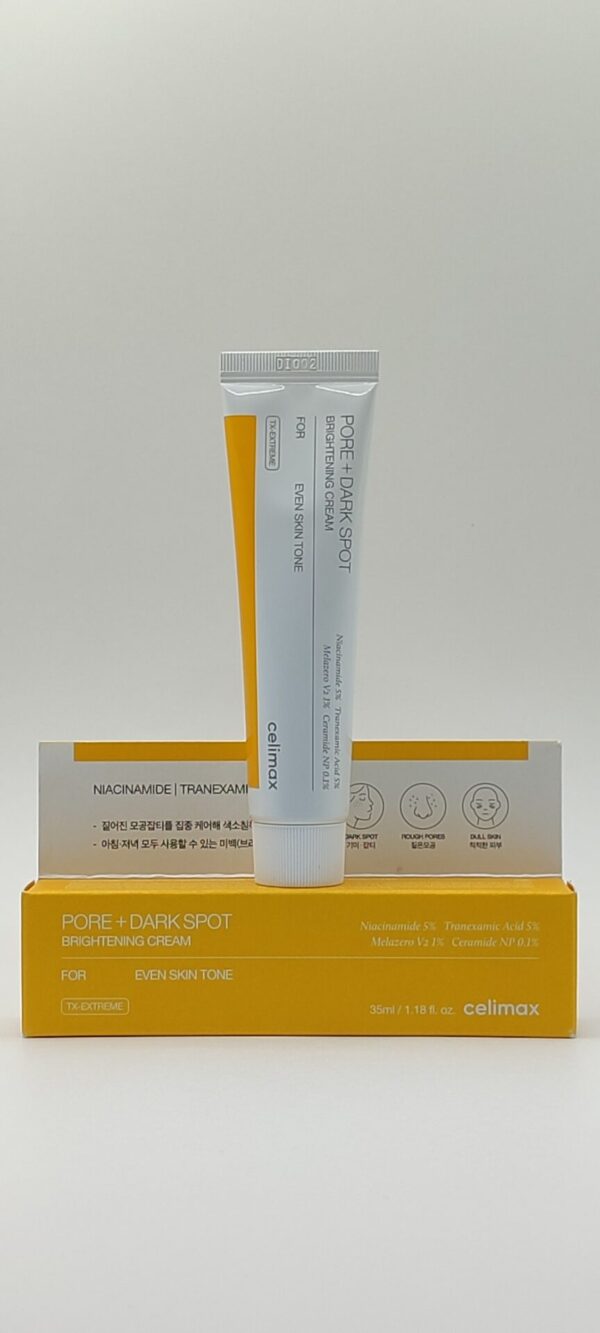 Крем для выравнивания тона и рельефа кожи celimax pore+dark spot brightening cream 35 мл