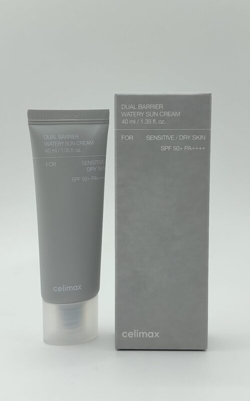 Солнцезащитный крем с комплексом церамидов celimax dual barrier watery sun cream spf50+pa++++ 40 мл
