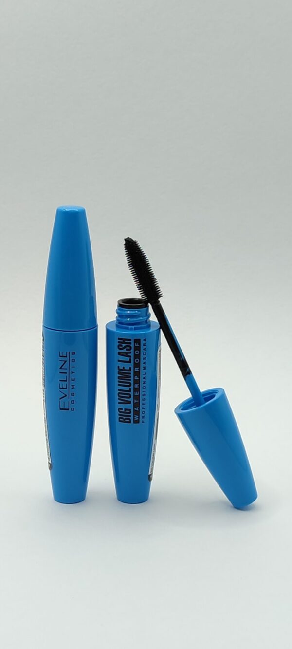 Тушь для ресниц eveline big volume lash waterproof черная водостойкая 9 мл