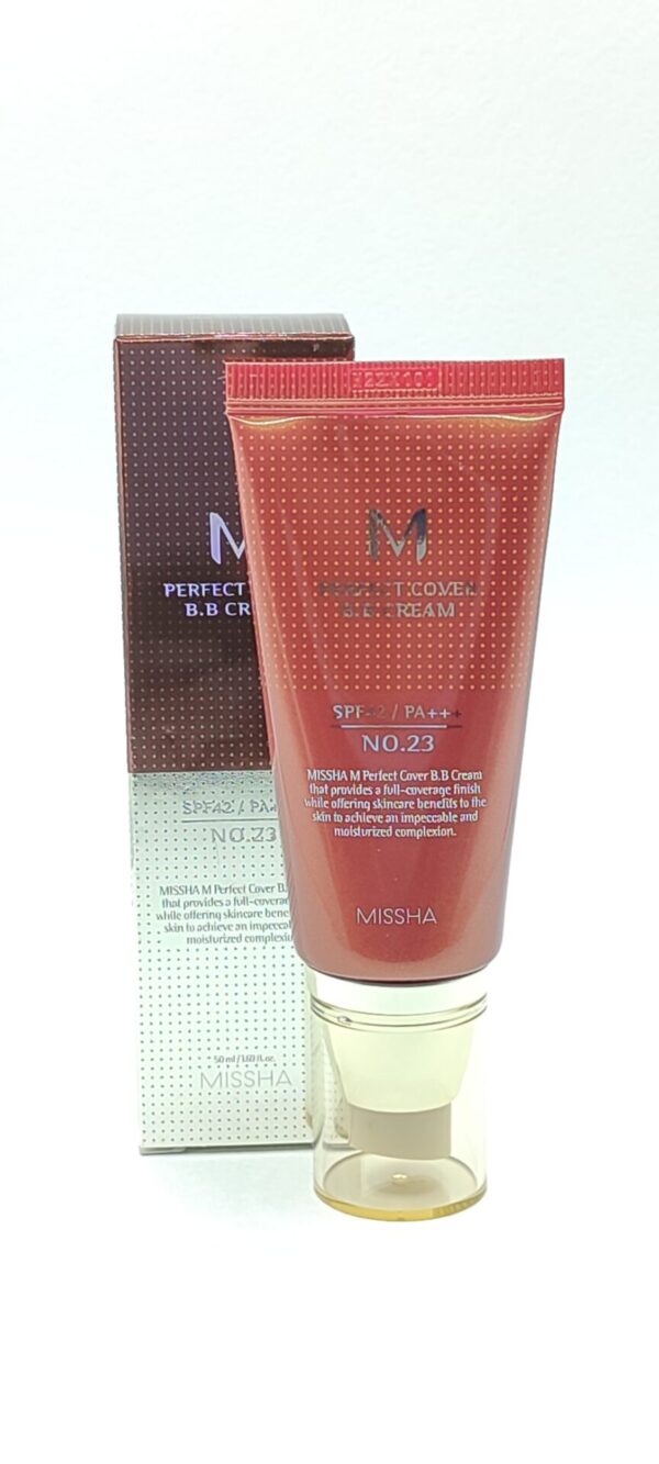 Bb крем missha m perfect cover bb cream натуральный бежевый spf42 / pa +++ №23 50 мл