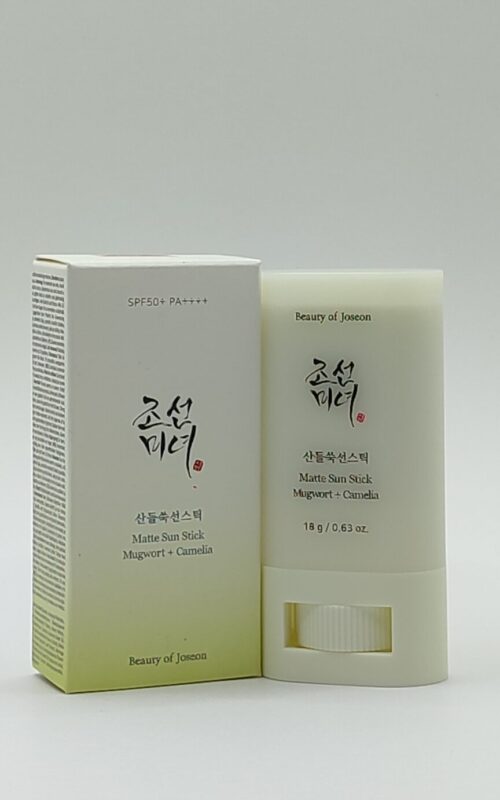 Cолнцезащитный матирующий стик beauty of joseon matte sun stick mugwort+camelia spf50+ pa++++ 18 гр