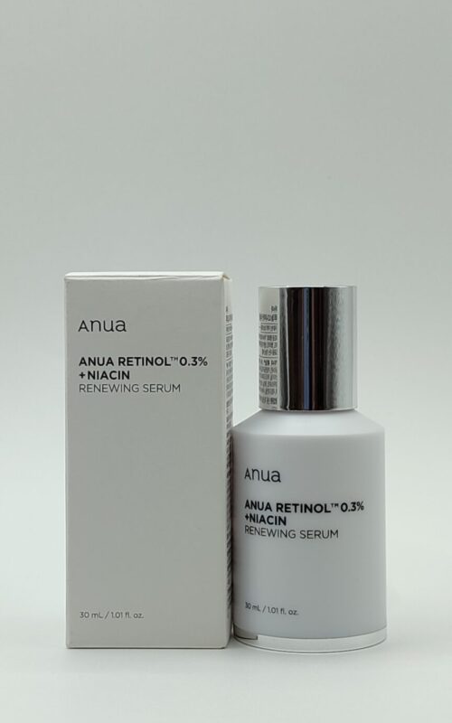 Сыворотка обновляющая с ретинолом и ниацинамидом anua nano retinol 0,3% + niacin renewing serum 30 мл