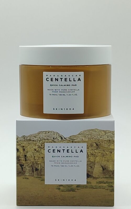 Успокаивающие пэды с центеллой skin1004 madagascar centella quick calming pad 70 шт. 130 мл