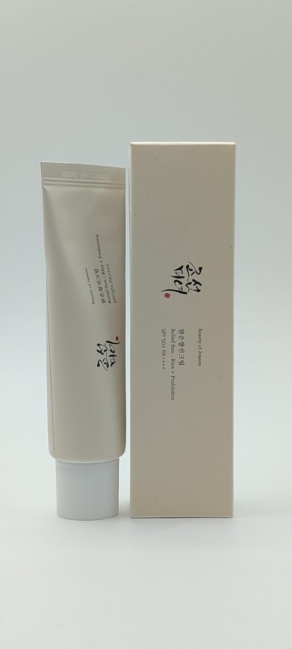 Солнцезащитный крем с пробиотиками beauty of joseon relief sun rice + probiotics spf50+ pa++++ 50ml