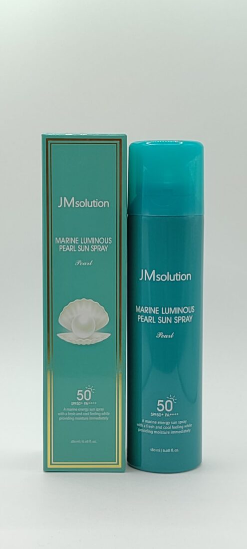 Солнцезащитный спрей с жемчугом jmsolution marine luminous pearl sun protection sun spray spf50+ pa+++ 180 ml