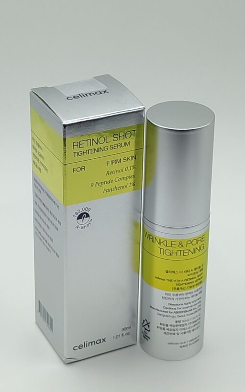 Сыворотка подтягивающая с ретинолом и микроиглами celimax the vita-a retinol shot tightening serum 30 мл