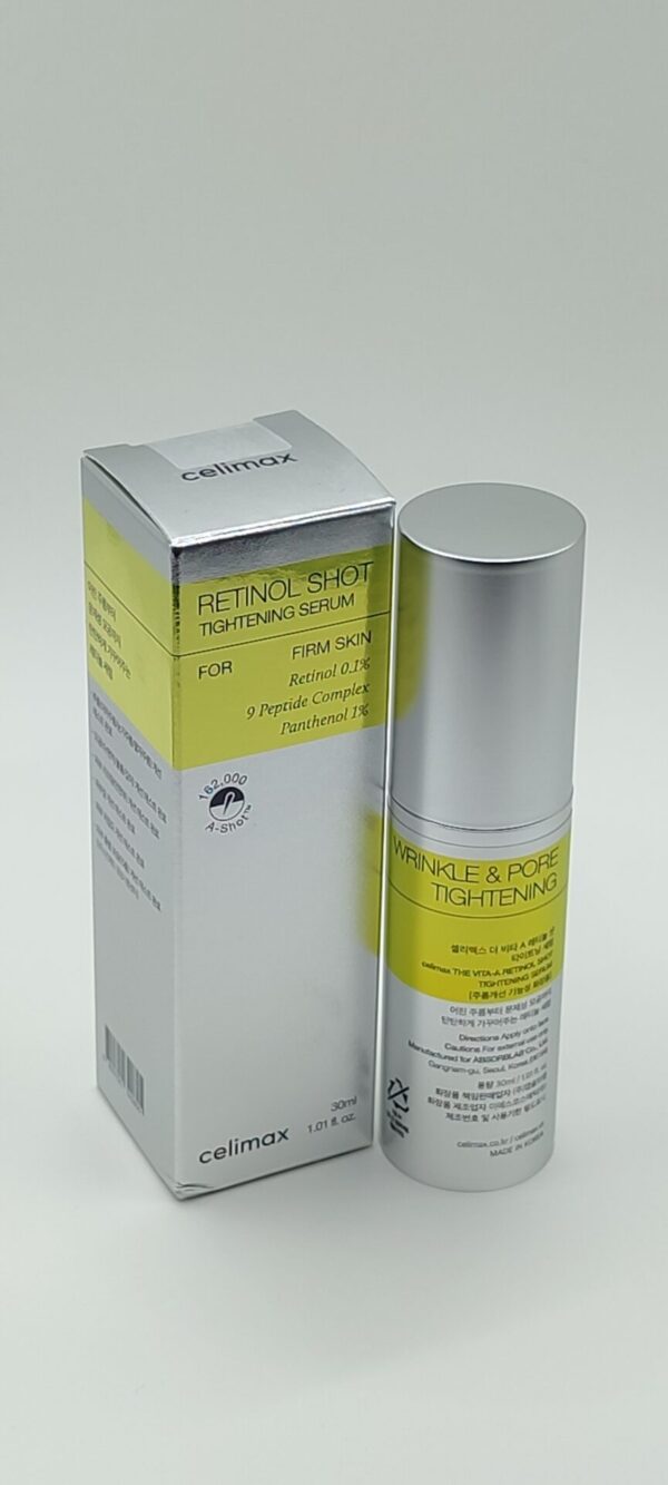 Сыворотка подтягивающая с ретинолом и микроиглами celimax the vita-a retinol shot tightening serum 30 мл