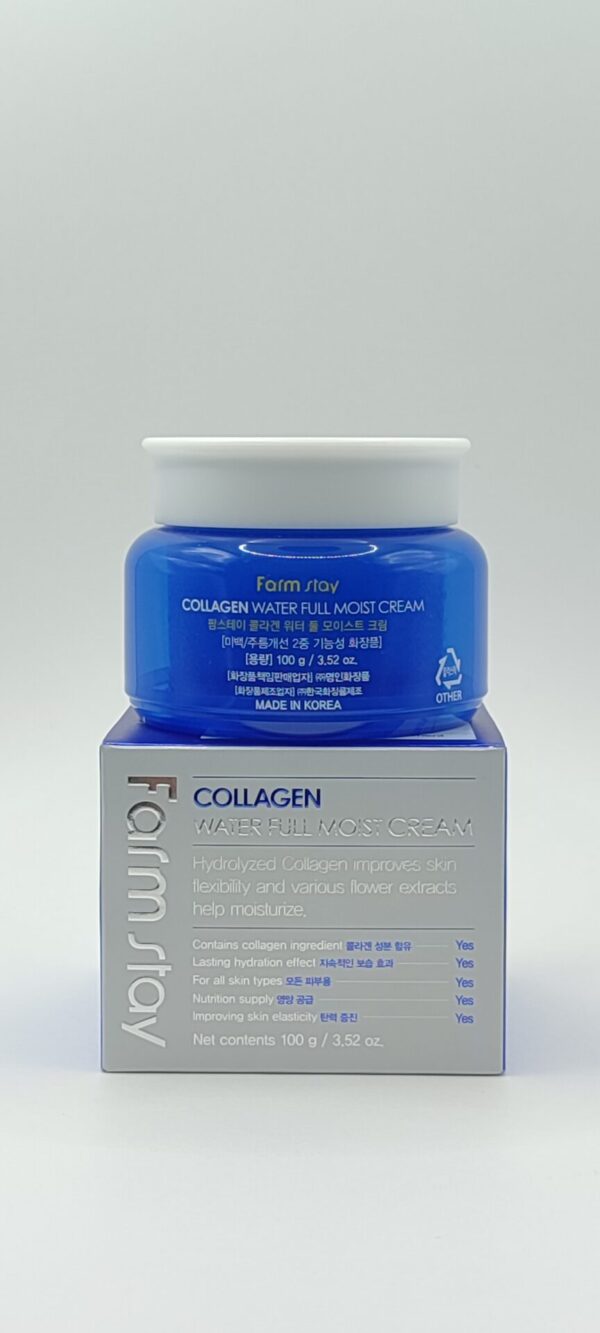 Крем для лица увлажняющий с коллагеном farmstay collagen water full moist cream 100 мл