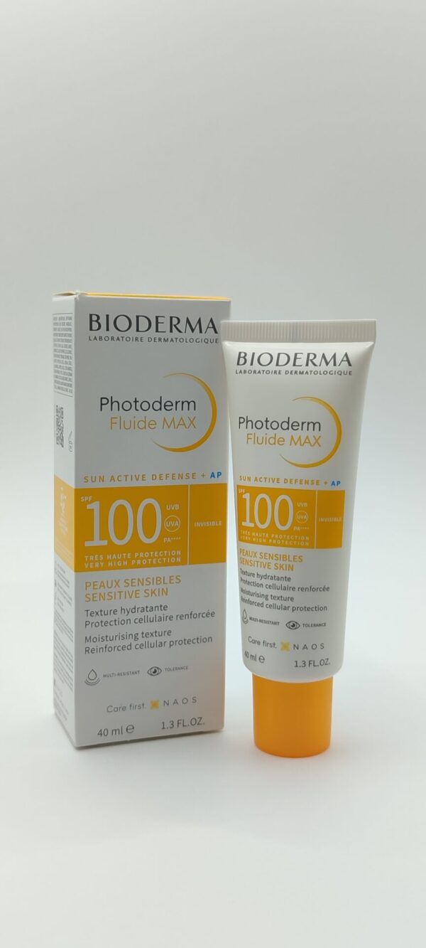 Солнцезащитный флюид для лица bioderma photoderm fluide мах spf 100 40 мл