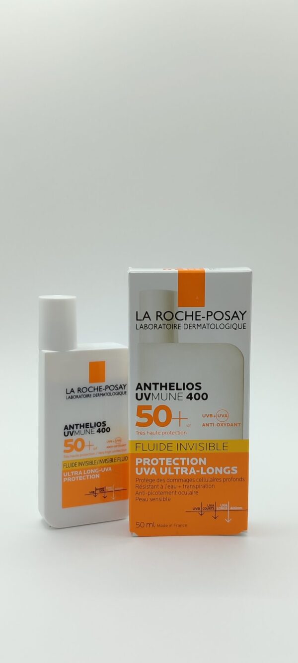 Солнцезащитный флюид la roche-posay anthelios uvmune 400 невидимый для чувствительной кожи spf50+ 50 мл