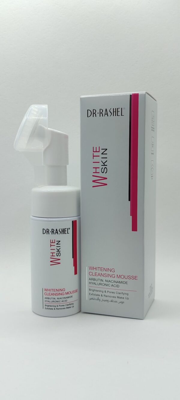 Мусс для умывания лица dr.rashel white skin whitening cleansing mousse 115мл