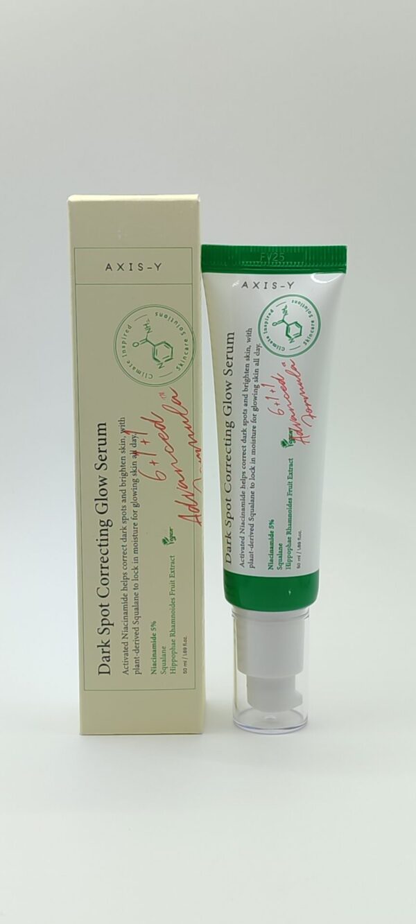 Cыворотка от пигментных пятен осветляющая с 5% ниацинамида axis-y dark spot correcting glow serum 50 мл