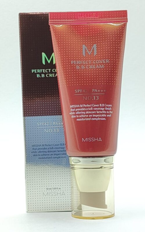 Bb крем missha m perfect cover bb cream молочно-бежевый spf42 / pa +++ №13 50 мл