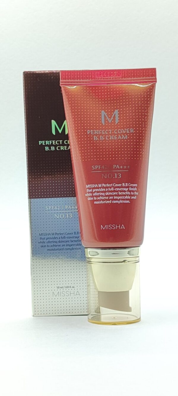 Bb крем missha m perfect cover bb cream молочно-бежевый spf42 / pa +++ №13 50 мл