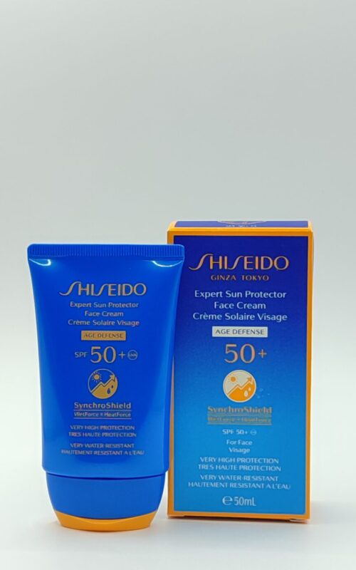 Солнцезащитный крем для лица shiseido expert sun protector face cream spf50+ 50 мл