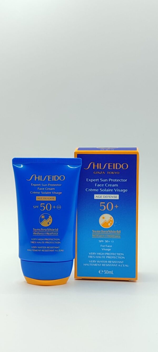 Солнцезащитный крем для лица shiseido expert sun protector face cream spf50+ 50 мл