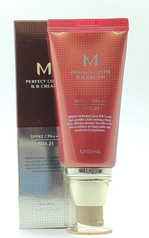 Bb крем missha m perfect cover bb cream светло-бежевый spf42 / pa +++ №21 50 мл
