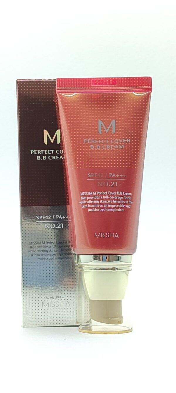 Bb крем missha m perfect cover bb cream светло-бежевый spf42 / pa +++ №21 50 мл