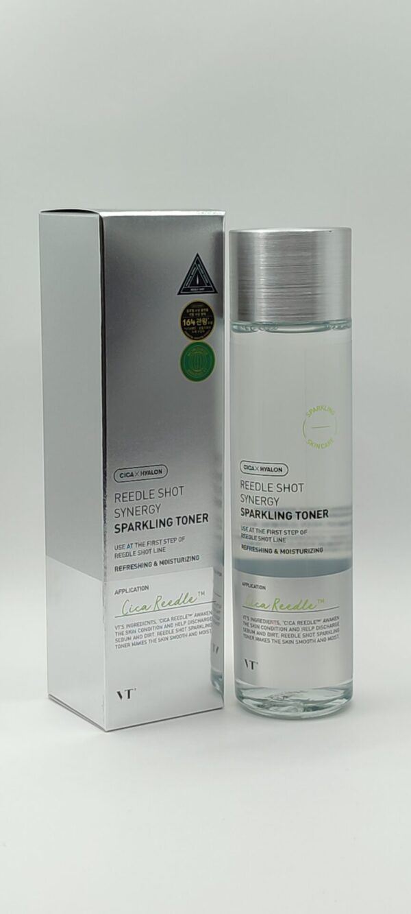 Тонер с микроиглами и газированной водой vt cosmetics reedle shot synergy sparkling toner 150 мл