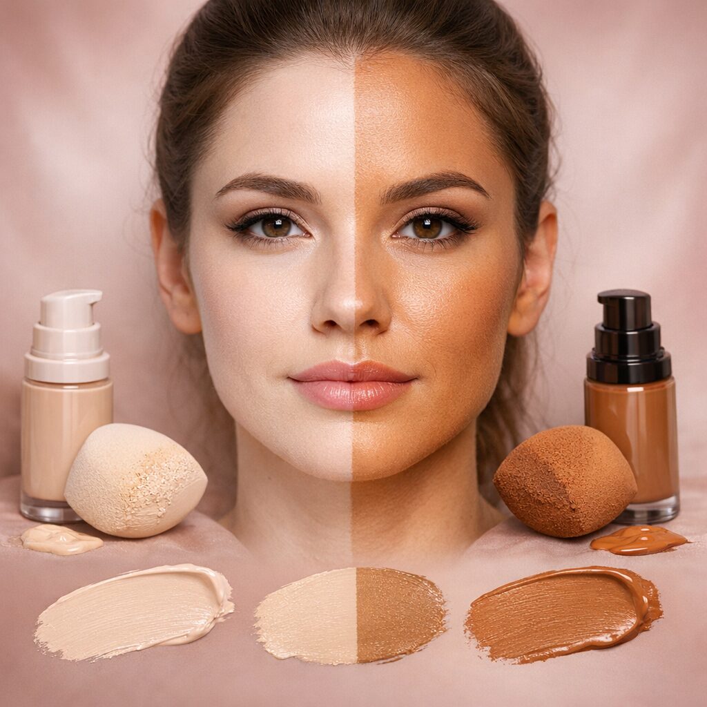 Ошибка №1: неправильно подобранный тон кожи