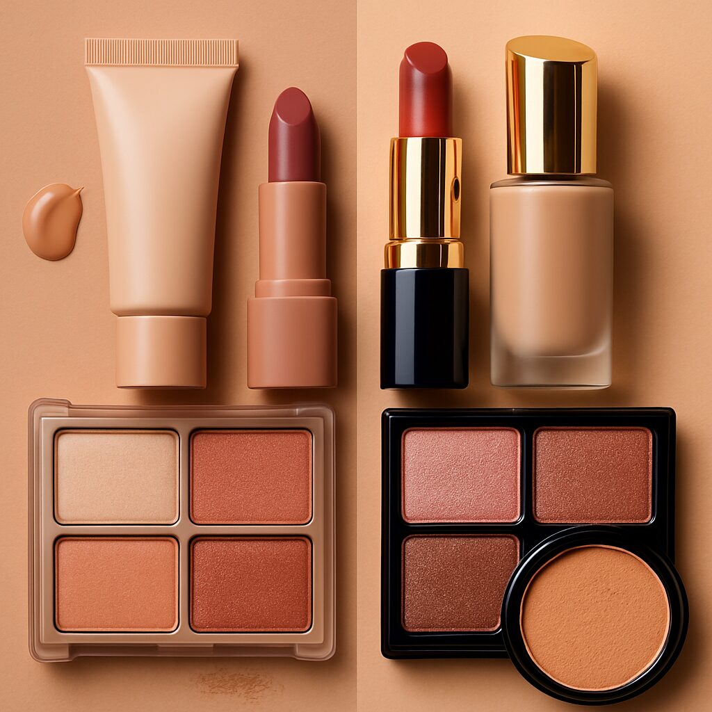 Бюджет vs люкс: ключевые отличия в текстурах, пигментации и стойкости