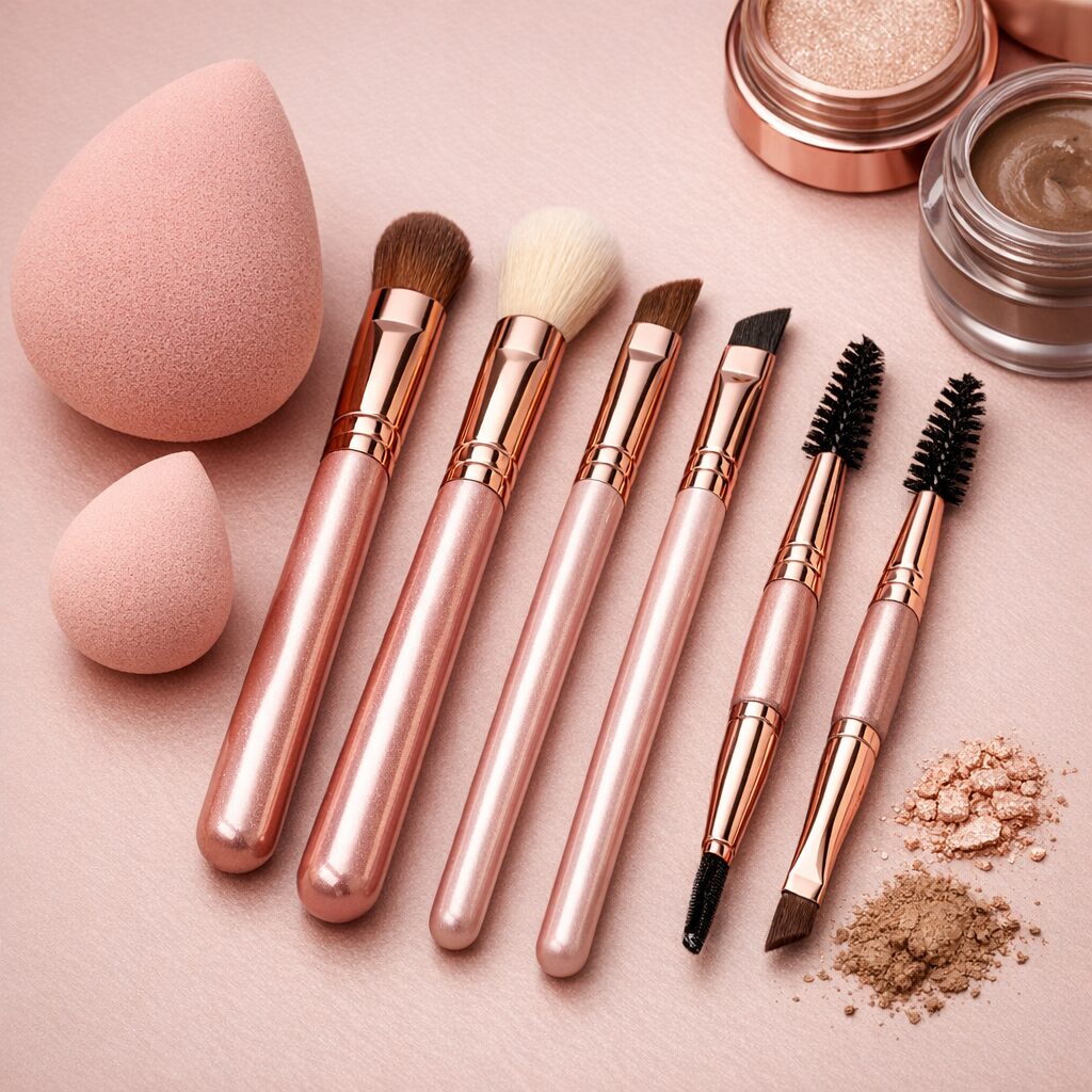 Базовый набор кистей для глаз и бровей