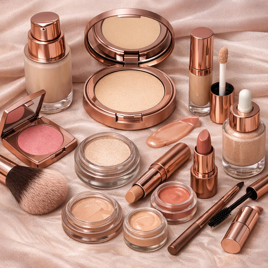 Базовые продукты для макияжа лица