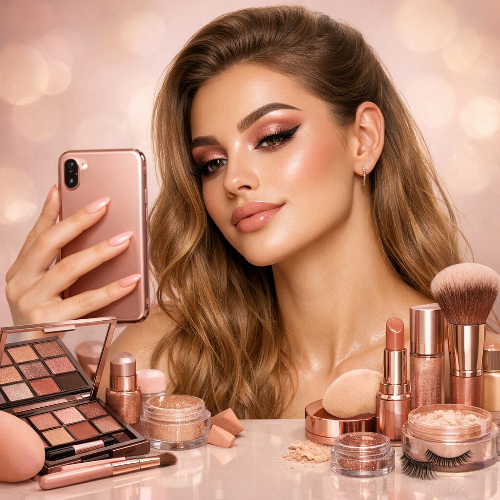 Макияж для фотосессии в стиле «инстаграм»: как выбрать косметику онлайн