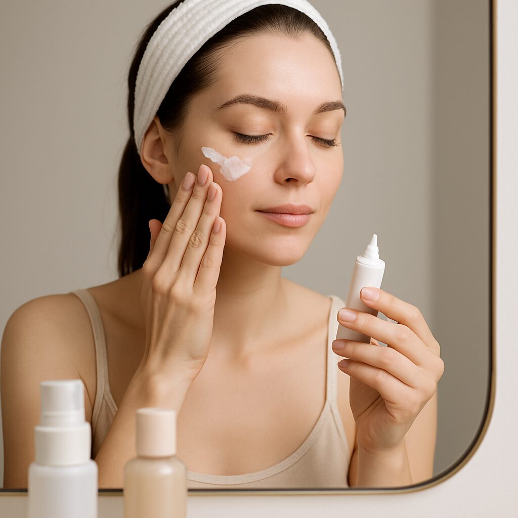 Подготовка кожи к офисному макияжу за 2 минуты