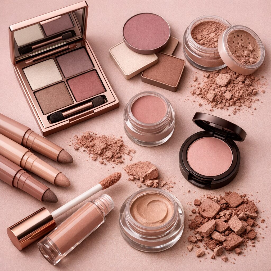 Топ-7 матовых теней для дневного макияжа (по типам формул)